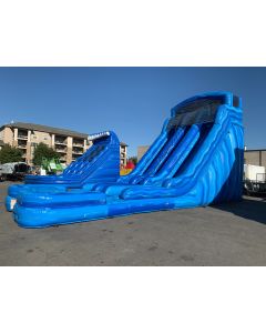 24ft Dual Lane Wet/Dry slide - 18410